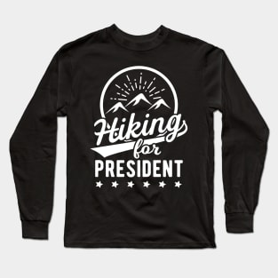 Hiking Mountains Outdoor Retro Gift Long Sleeve T-Shirt